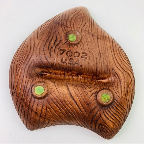 VTG ORANGE LEAF ASHTRAY (7002) - Picture 8 of 9